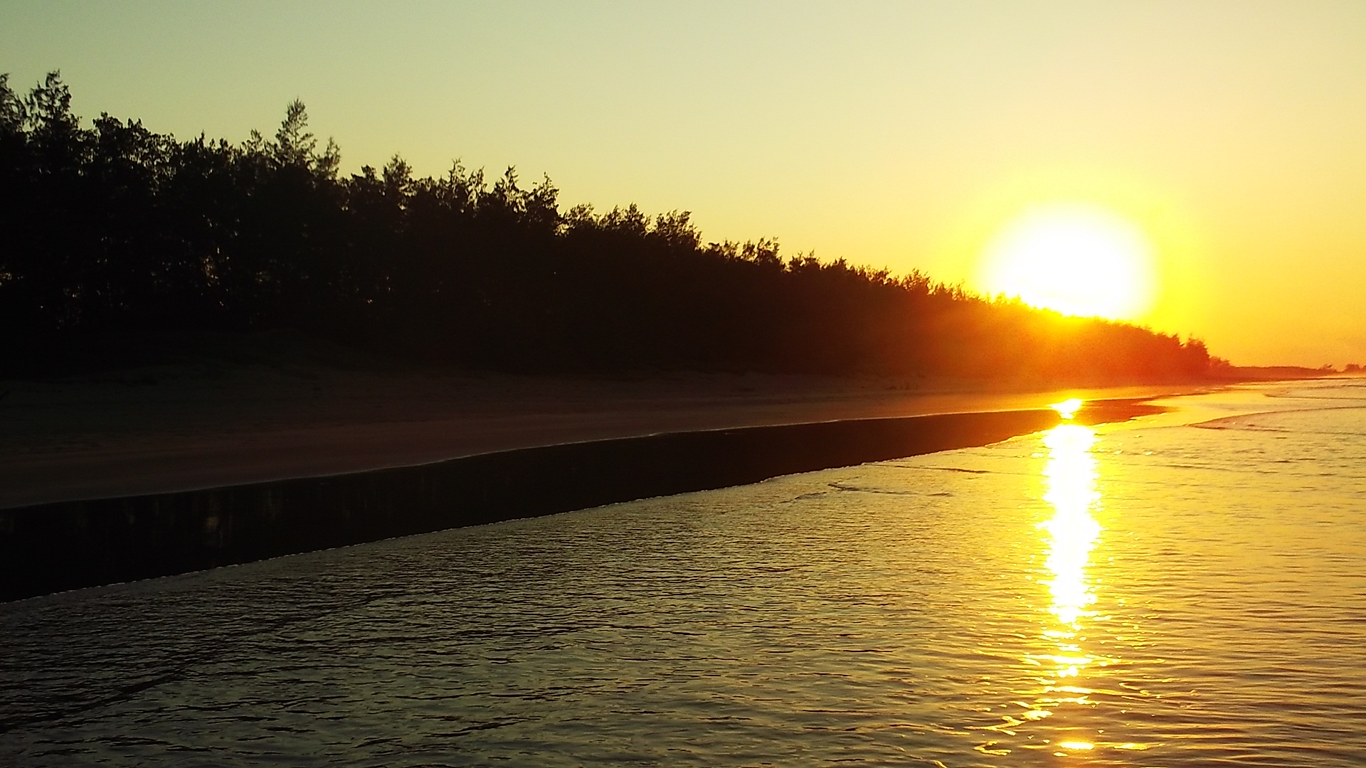 TWA pulau menipo selain dihuni oleh satwa yang dilindungi juga memiliki keindahan alam pantai yang indah untuk menikmati sunrise