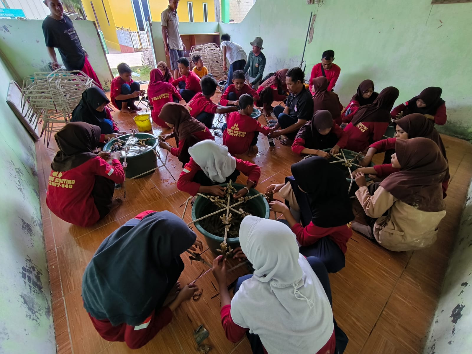 Pelibatan Pelajar dan Guru Dalam Pemulihan Ekosistem Terumbu Karang