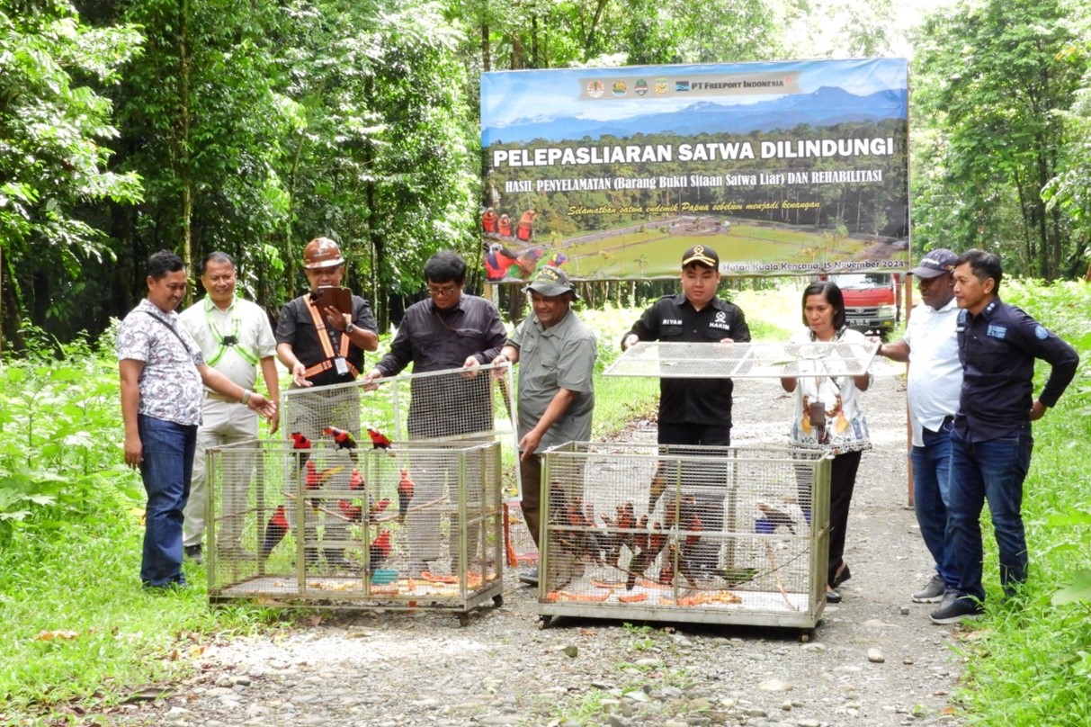 Lepas Liar 37 Satwa Dilindungi di Hutan Kuala Kencana