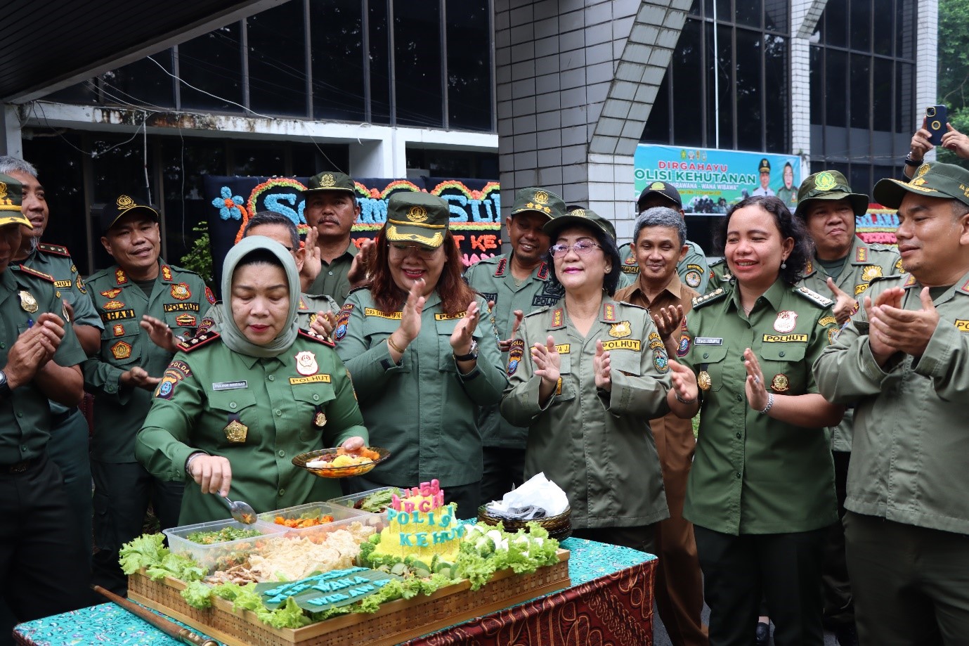 Rayakan HUT Polhut ke-58, Seluruh Polhut di Sumatera Utara Laksanakan Upacara dan Tumpengan